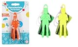 FLYPOP'S - Paracaidista Lanzable - Juguete para Niños - 032513 - Colores Surtidos - Plástico - Feria - Juguete Infantil - Regalo - Cumpleaños - 10 cm - A Partir de 3 años