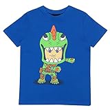 Fortnite Flossing Rex-Camiseta para niño, Color Azul Real Moda, 9-10 Años para Niños