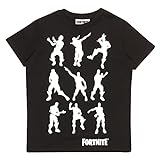 Fortnite emotes Baile Camiseta de los Muchachos Negro 158