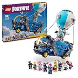 LEGO Fortnite Autobús de Batalla Juguete de Construcción y Globo Aerostático, 9 Minifiguras Coleccionables de Personajes del Videojuego, Regalo para Niños y Niñas Gamers de 10 años o Más 77073